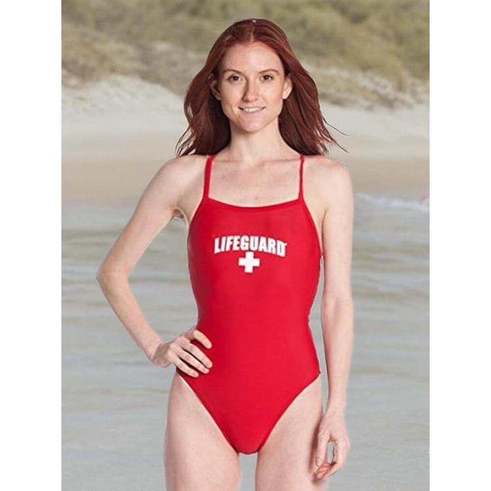 New Size 30 LIFEGUARD Officially Licensed One Piece Swimsuit